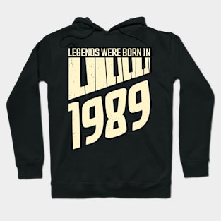 1989 Birthday Vintage Piano Pianist Hoodie